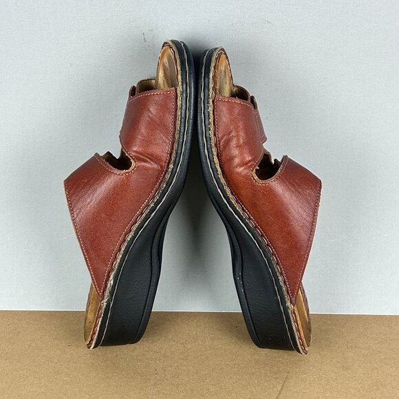 Finn Comfort Jamaica Leather Two Strap Sandals Womens 9 EU 40 Brown Adjustable - Picture 6 of 10